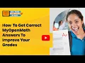 How To Get Correct MyOpenMath Answers To Improve Your Grades