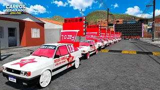 CARROS REBAIXADOS ONLINE | FIZ UMA CARREATA POLÍTICA COM CARROS DE SOM NA CIDADE DO LULA