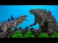 LEGENDARY GODZILLA VS ZILLA an epic battle Stop Motion
