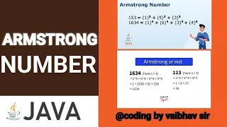 Armstrong number in java in Marathi Armstrong program in java explained in marathi