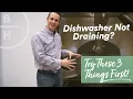 Dishwasher not Draining - Easy Fix