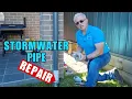 Repair PVC Storm Water Pipes in Minutes DIY