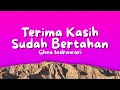 GHEA INDRAWARI - TERIMA KASIH SUDAH BERTAHAN (Lirik Video)