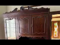 8-20-26 Auction Antique French knocked down wardrobe sold in London England 100 years ago