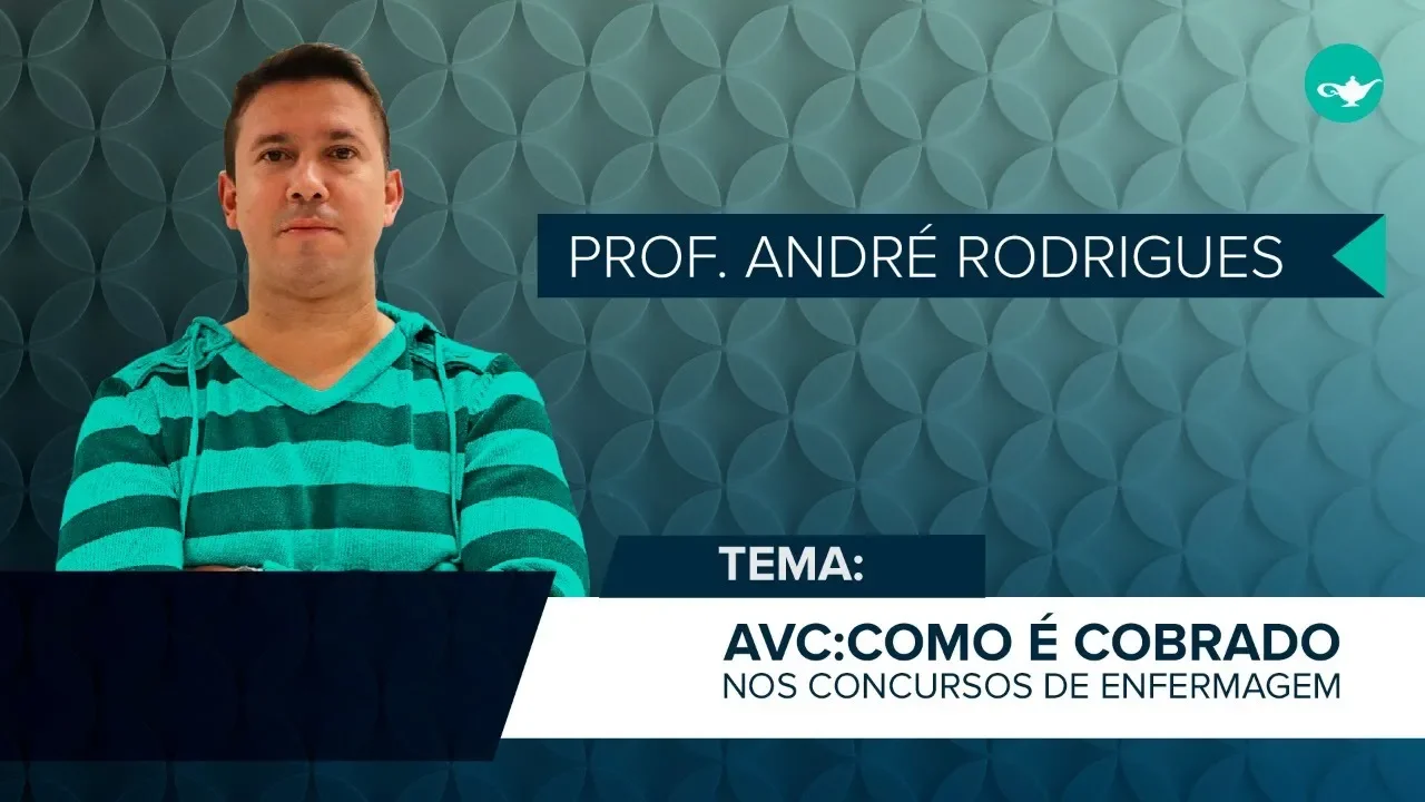 AULA GRATUITA - AVC: Como é cobrado nos concursos de enfermagem | Prof. André Rodrigues