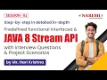 Predefined Functional Interfaces Stream API Java 8 Features Hari Krishna Naresh IT