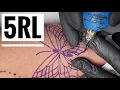Real time tattoo 2 machines one butterfly