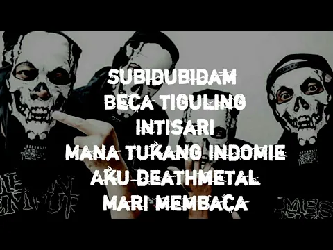 Download MP3 MESIN TEMPUR - SUBIDUBIDAM, BECA TIGULING MARI MEMBACA KOMPILASI MP3