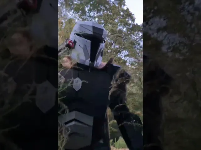 Custom space warrior armor assembled stl video thumbnail
