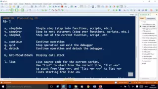 PowerShell Debugging