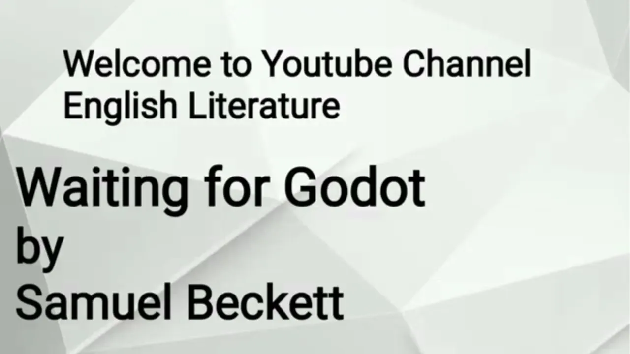 Waiting for Godot by Samuel Beckett (Urdu) (Hindi) | Waiting for Godot Summary and Detailed explain