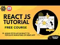 Using Fetch API in React to Get API Data React News App Tutorial React JS Tutorial for Beginners