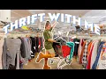 Thrifting for items I NEVER EVER FIND but I found them Thrift with me TRY ON Haul