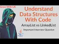 ArrayList vs LinkedList Performance comparison for Key Operations Top Interview Question