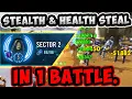 Health Steal Up and Stealth 60 Times in 1 Battle Sector 2 is cheesy