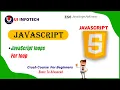 Mastering JavaScript For Loops A Complete Guide for Efficient Iteration JavaScript Crash Course