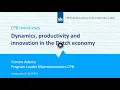 Lagu CPB Lecture 2025: Dynamiek, productiviteit en innovatie in de Nederlandse economie met Yvonne Adema