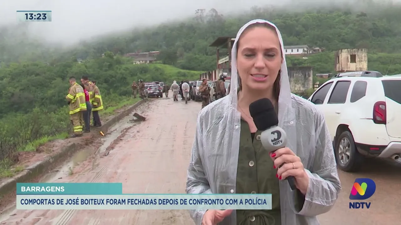 Comportas de José Boiteux foram fechadas depois de confronto com a polícia