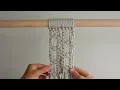 DIY Macrame Tutorial - Geometric Pattern Using Square Knots