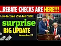 TRUMP SURPRISE $2,000 TARIFF REBATE CHECKS — LOW-INCOME SSI \u0026 SSDI ADDED TO NEW LIST