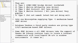 16 Advanced java tutorial Type 1 Type 2 Type 3 Type 4 Type 5 Driver Connection Pool adv java