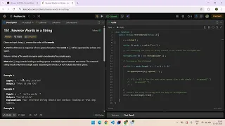 151 Reverse Words in a String Leetcode Java