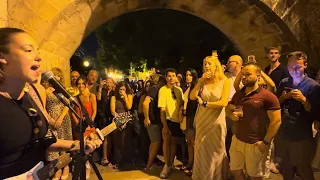 my palace performance was wild set fire to the rain allie sherlock cover