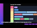 Build PRO Tier Lists in 1 Minute No Design Skills Needed TierKing Tutorial