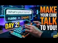Stop Hardcoding Python Day 2 The Input Function