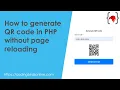 How to generate dynamic QR code in PHP 100 working source code