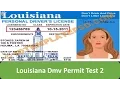 Louisiana DMV Permit Test 2