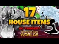 AQW - 17 HOUSE ITEMS TO FARM FOR YOUR HOUSE 2020