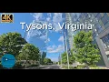 Driving Tysons Virginia in 4K R Tysons Next Great American City