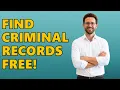 How To Look Up Criminal Records For Free