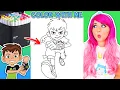 Ben 10 Coloring Tutorial Ben Tennyson Alien Force Ohuhu Art Markers COLOR ALONG WITH KIMMI