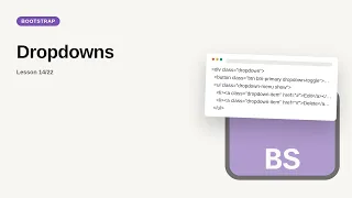Dropdowns Bootstrap Components Tutorial