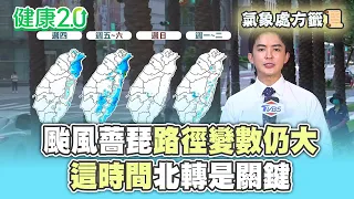 【每日氣象處方籤】颱風薔琵路徑變數仍大！「這時間」北轉是關鍵！秋老虎！一天比一天熱 明天飆34度！｜20261015 TVBS氣象站 #吳軒彤 氣象主播