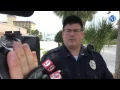 Ormond Beach police officer Keith Walker talks to media about incident at A1A and Cardinal Drive