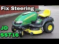 How To Fix The Steering On A John Deere SST16 Riding Mower Actuator Steering - with Taryl