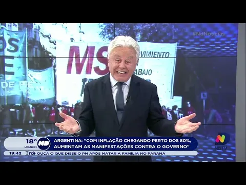 Inflação na Argentina chega perto de 80% e aumentam manifestações contra o governo