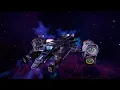 Space Cruiser Defender Game-Ready Environment Unity Engine