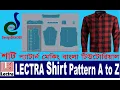 Full Sleeve Shirt Pattern Making by Lectra Software Bangla Tutorial