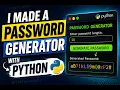 I made a Password Generator With Python
