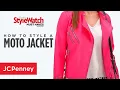 How to Wear a Moto Jacket Outfit Ideas JCPenney Jacket Styles