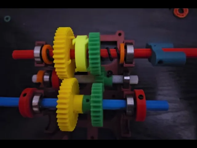 2way to 1way gearing mechanism video thumbnail