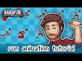 Pixel Art Run Animation Tutorial - Rough Pass Stream Highlight