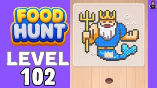 Food Hunt Pixel Puzzle Level 102 Full Walkthrough Solution