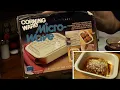 Corning Ware Microwave Fast Food Dish Unboxing and first use Vintage Cookware