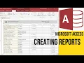 Access Creating Reports Database Reports