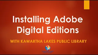 Installing Adobe Digital Editions